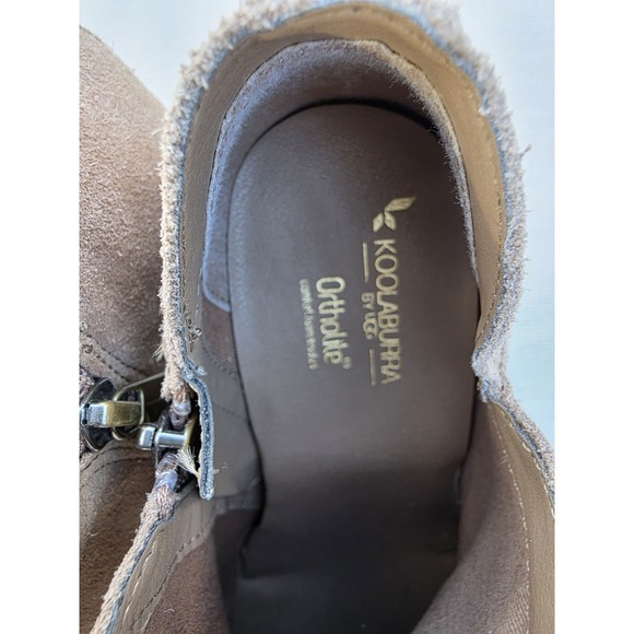 Koolaburra by Ugg Sofiya Suede Ankle Booties Boots Size 7 Amphora Brown 1096440 - Picture 9 of 11
